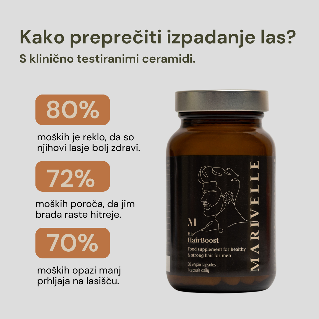 His HairBoost za močne lase za moške