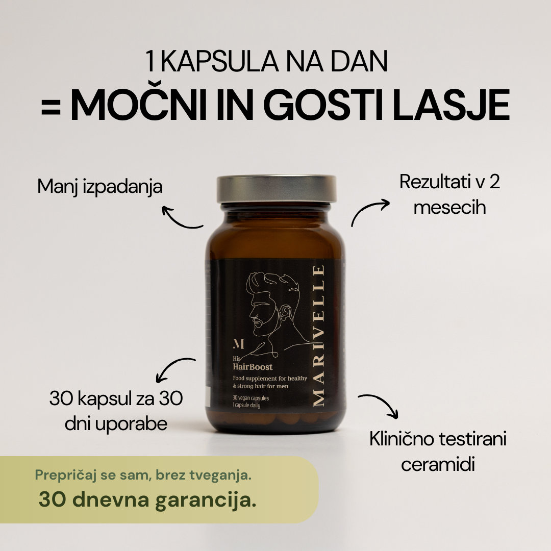 His HairBoost za močne lase za moške