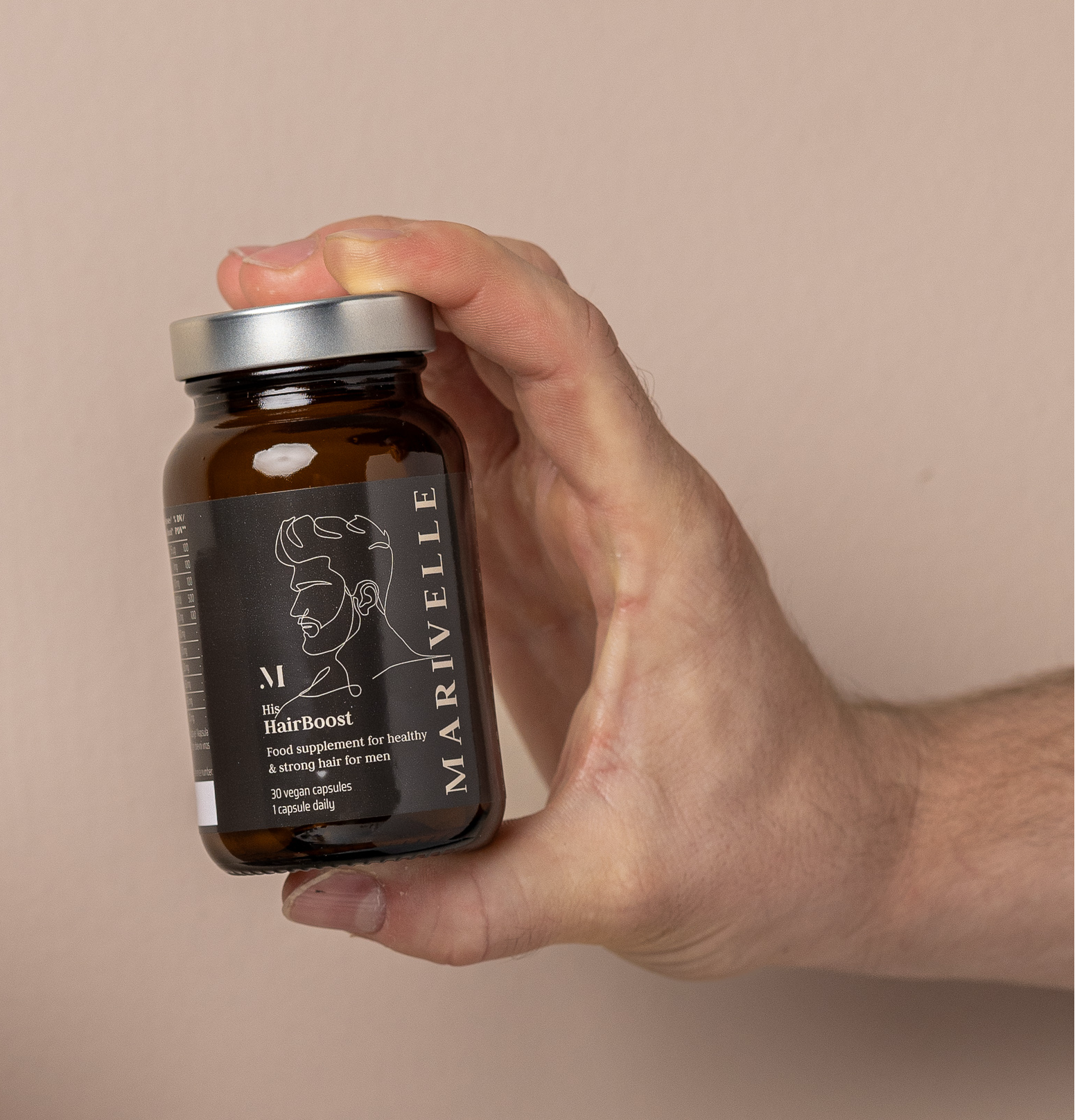 His HairBoost za močne lase za moške