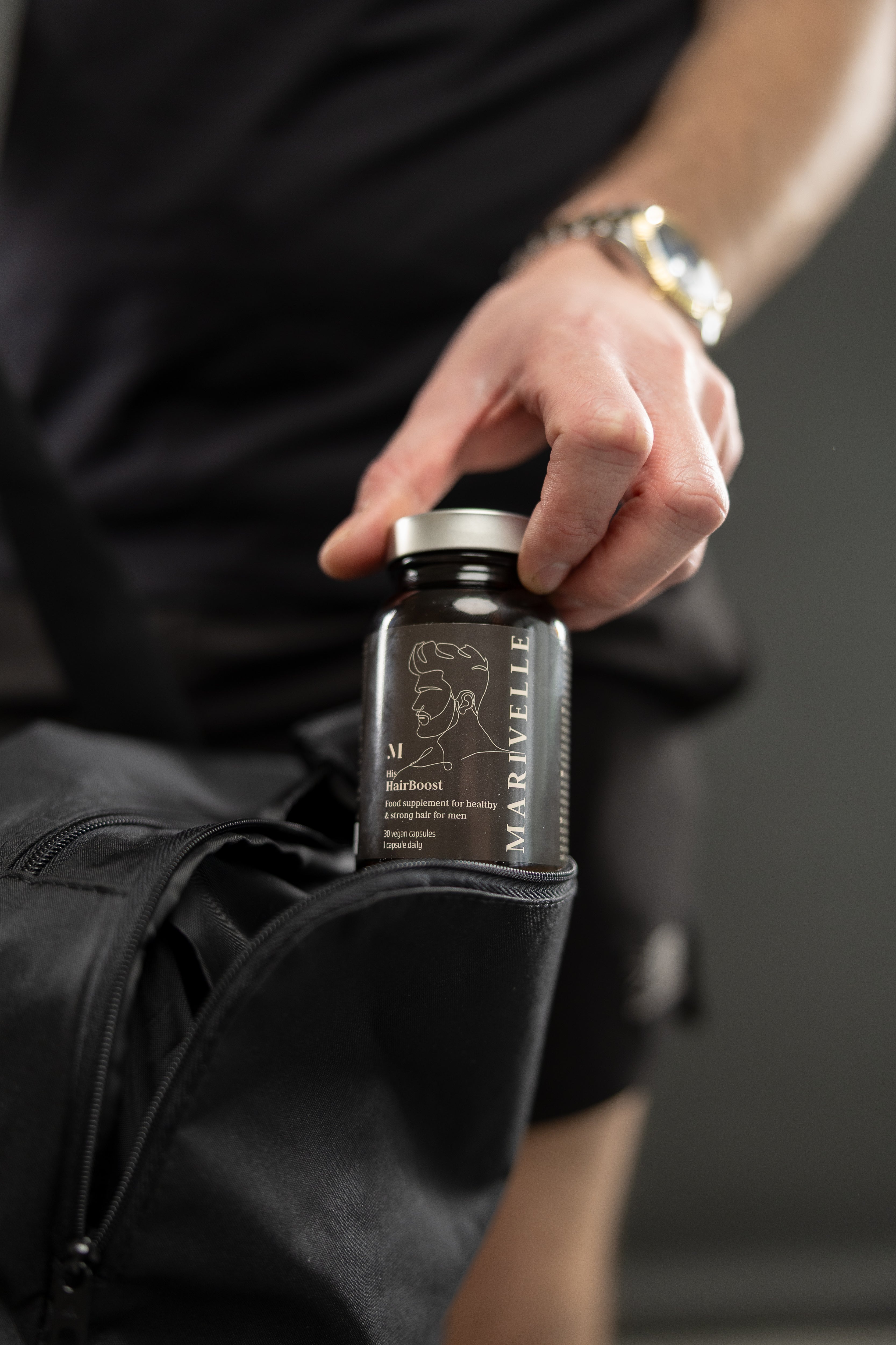 His HairBoost za močne lase za moške